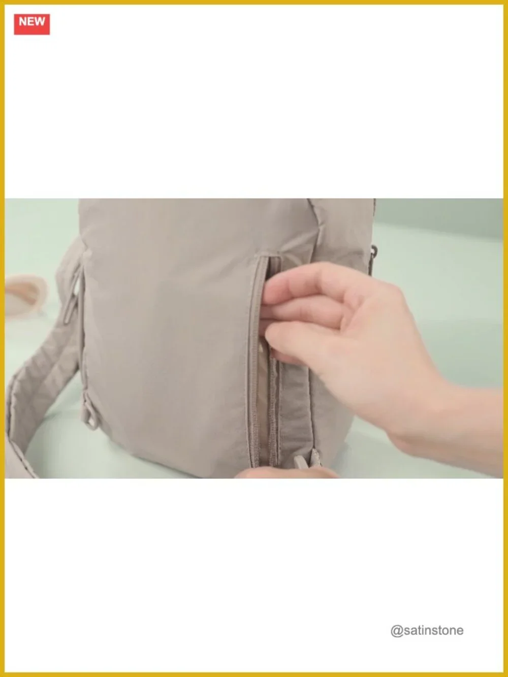 Small Puffer Sling Bag Crossbody Hobo with Adjustable Strap